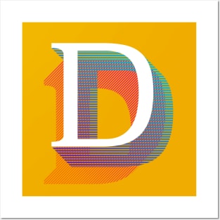 Letter D Posters and Art